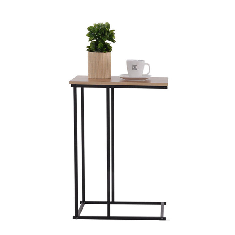 Mesa auxiliar madera natural 40x26xh.58 cm