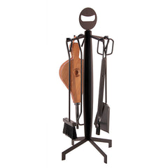 Juego de 5 accesorios chimenea FLORES CORTES 35024