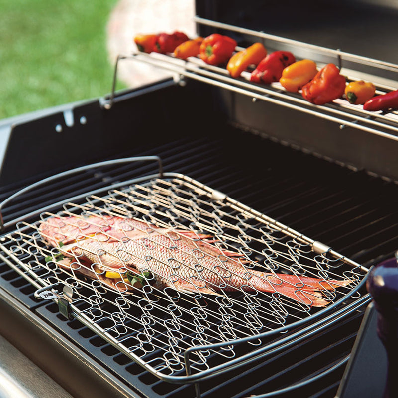 Parrilla grande WEBER para pescado