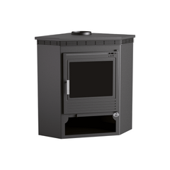 Estufa de leña M-105 FM para esquina