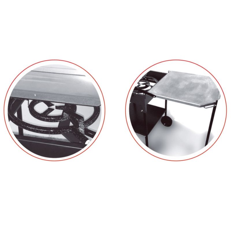 Plancha con paellera de gas PL-60 ECO FM