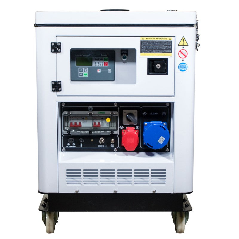 Generador diésel Full Power refrigerado por agua DHY12000XSE-T HYUNDAI