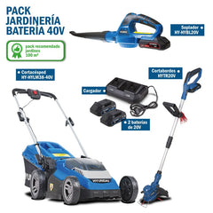 Pack jardinería HYLM38-40V Hyundai