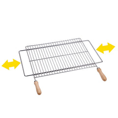 Parrilla extensible para barbacoa
