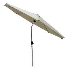 Parasol de aluminio articulado con manivela