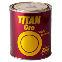 Esmalte decorativo titan oro 125ml - Tu piscina y jardín - Titanlux