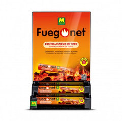 Deshollinador en tubo para chimeneas y estufas