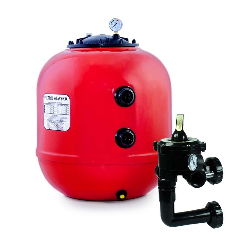 filtro alaska red con valvula quimicamp