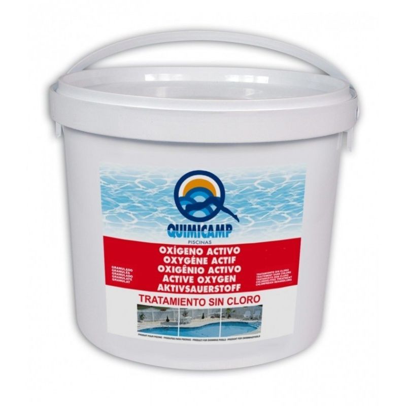 Oxígeno activo en polvo para piscinas 5kg - Tu piscina y jardín - Productos QP
