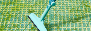 Solución al agua verde de la piscina