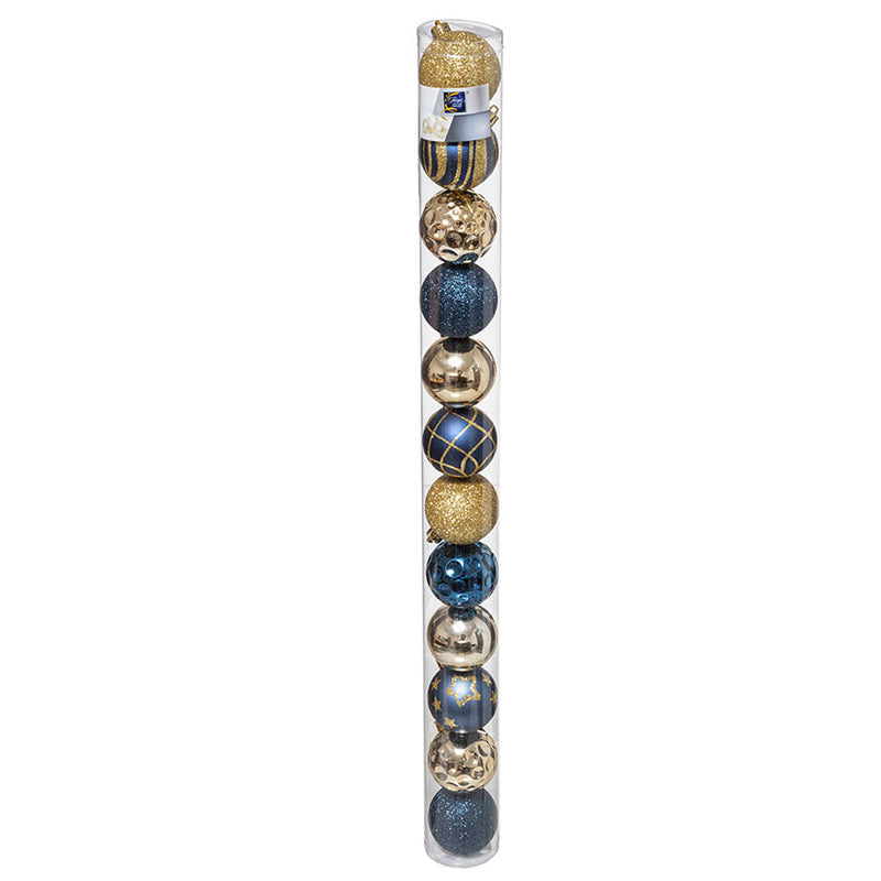 Juego de 12 bolas Navidad de 6cm