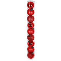 Juego de 9 bolas Navidad ø6cm