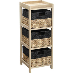 Mueble auxiliar grande 3 cestas