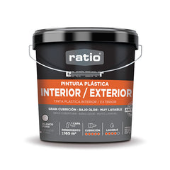 Pintura plástica interior-exterior Expert blanco mate RATIO