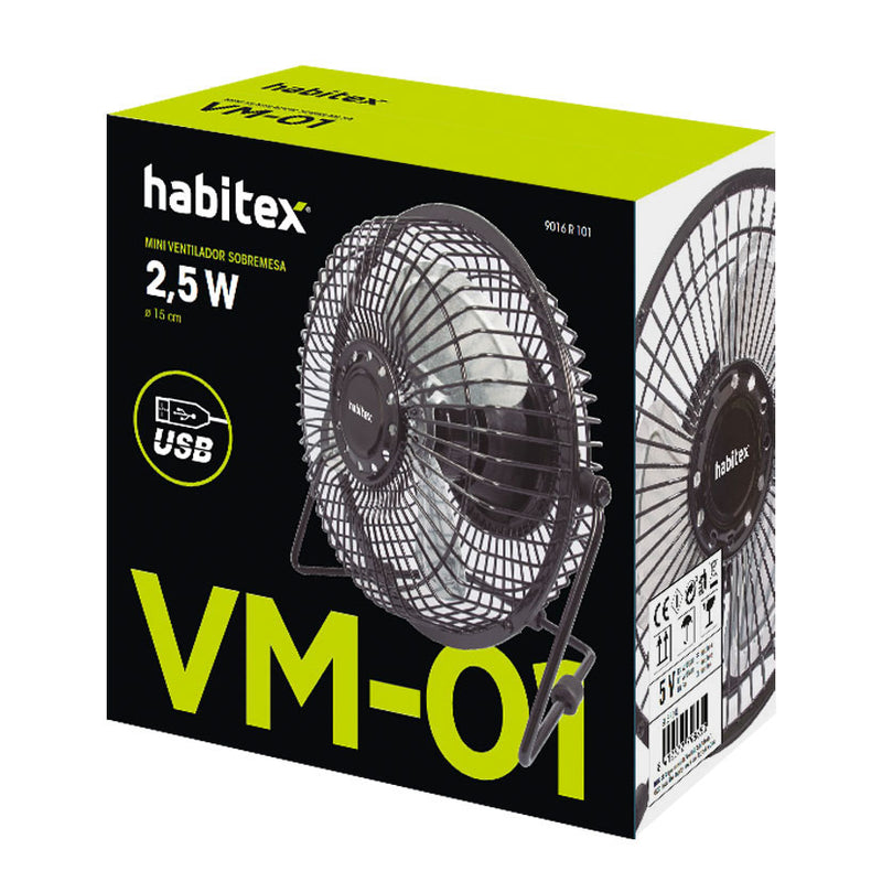 Mini ventilador sobremesa HABITEX VM-01