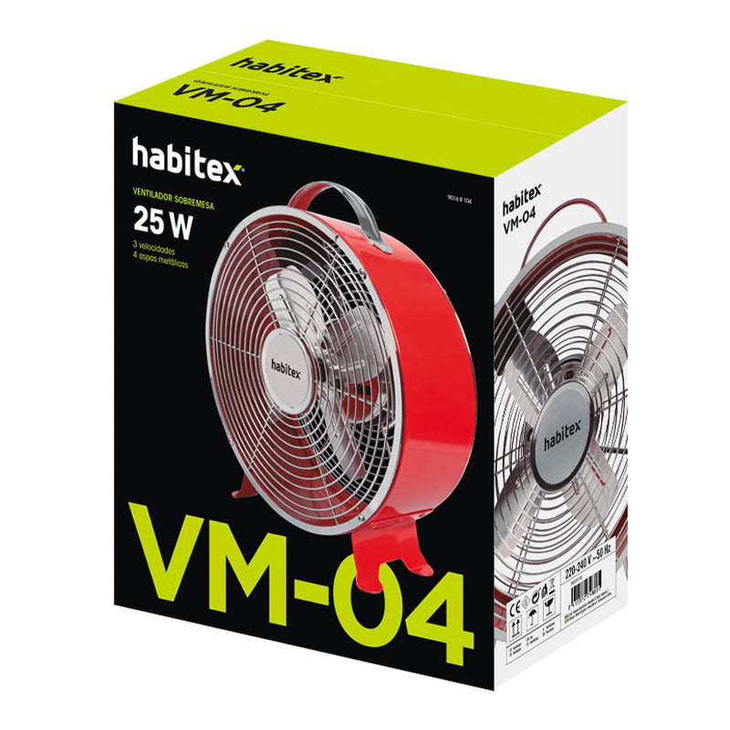 Ventilador sobremesa HABITEX VM-04