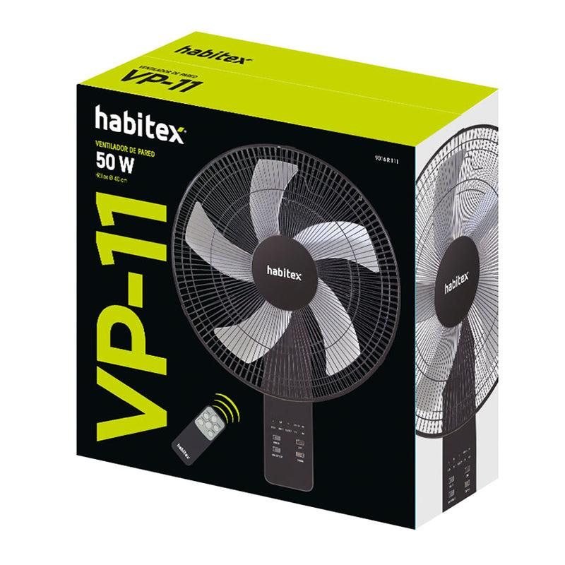 Ventilador pared HABITEX VTP-111