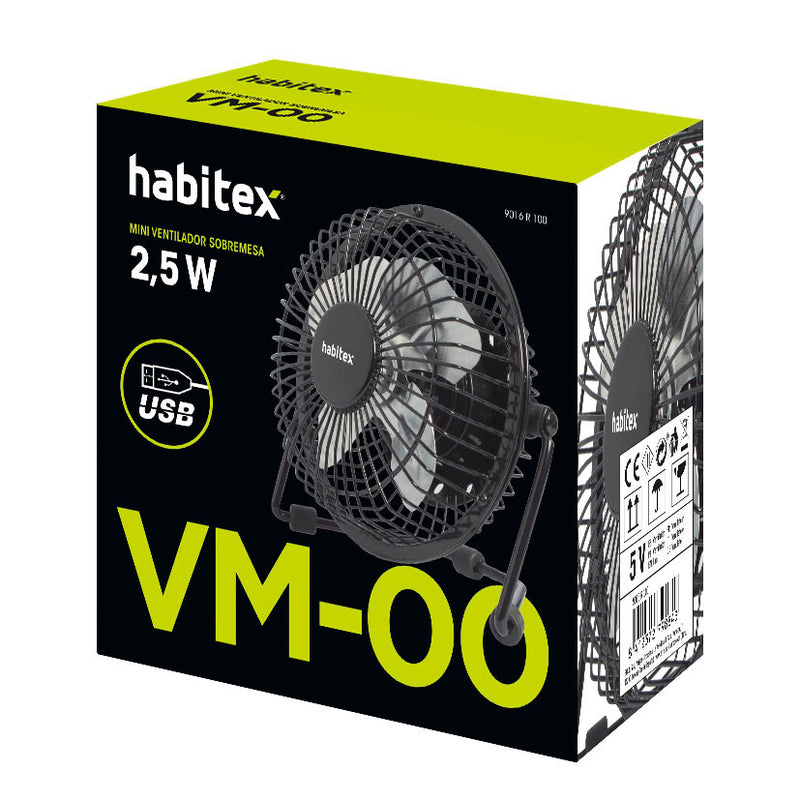 Mini ventilador sobremesa HABITEX VM-00