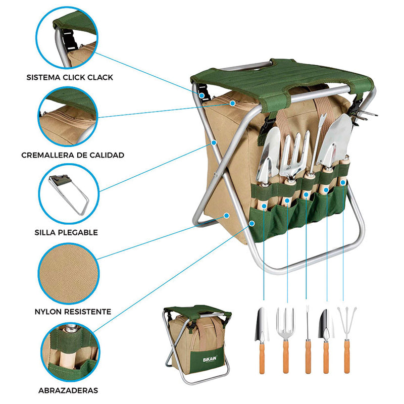 Kit taburete con bolsa y herramientas Altuna