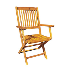 Juego de 2 sillas plegable con brazos Mediterraneo