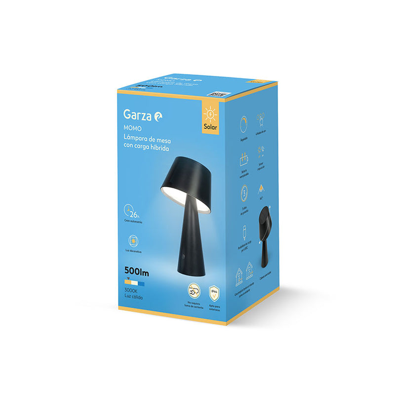 Lámpara LED solar GARZA Momo