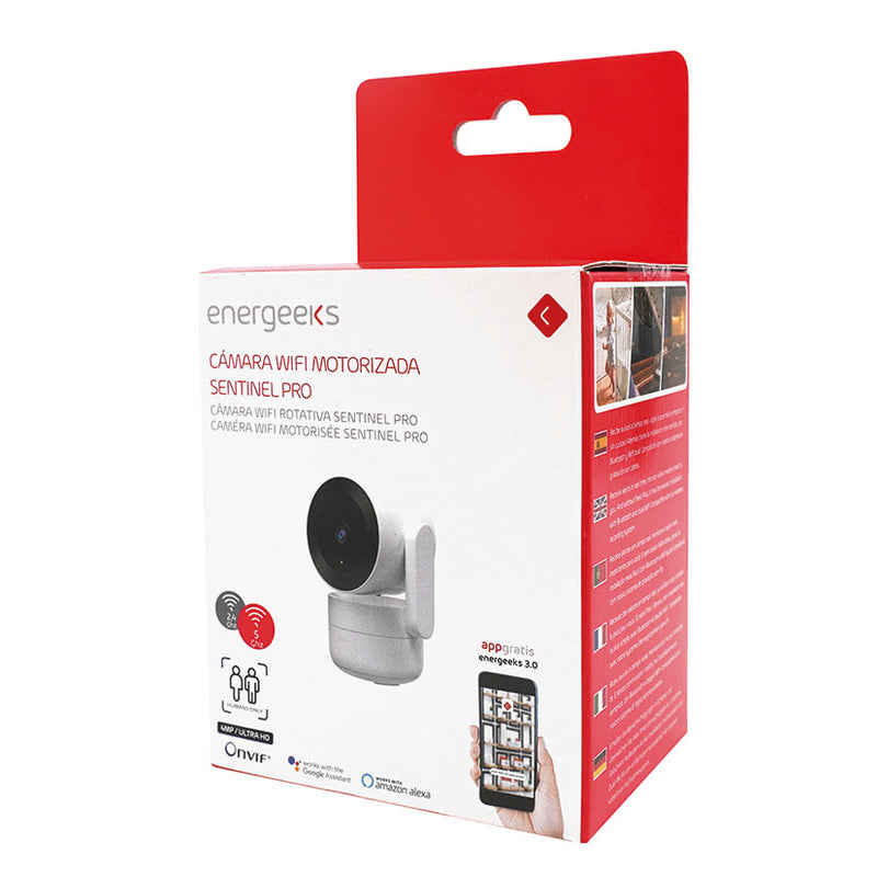 Cámara WIFI motorizada 4MP ENERGEEKS EG-CIP006 Sentinel Pro
