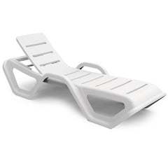 Tumbona monoblock apilable