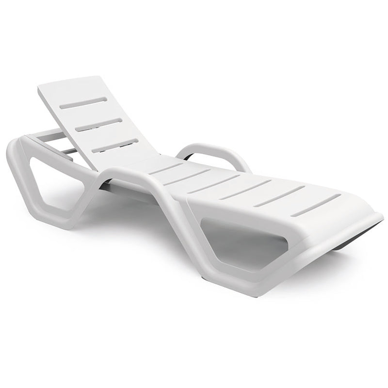 Tumbona monoblock apilable