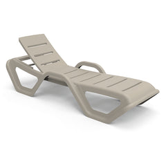 Tumbona monoblock apilable