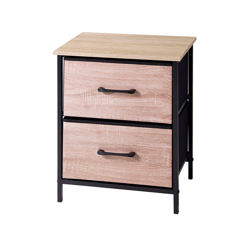 Cajonera de 2 cajones Metal Black