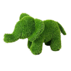 Figura de elefante de pie de césped FAURA
