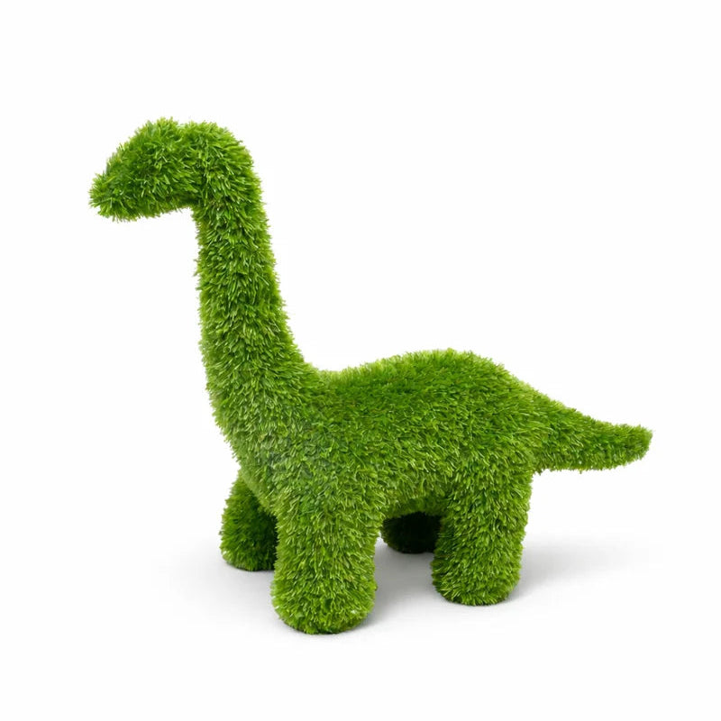 Figura de dinosaurio cuello largo de césped FAURA