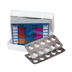 Kit analizador de cloro y PH en tabletas