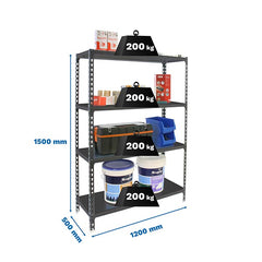 Estantería Simonclick Megaplus 4/500 1500 Antra/Antra Simonclick