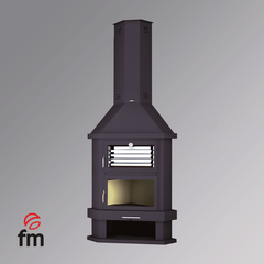 Estufa de leña C-200 RH FM