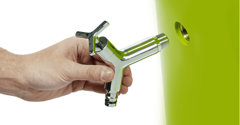 Depósito de agua con maceta Graf