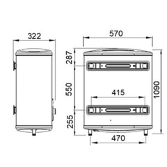 Termo eléctrico plano Serie P APARICI