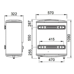 Termo eléctrico plano Serie SC-T APARICI