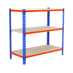 Estantería Maderclick Plus 3/400 1000 Azul/Naranja/Madera Simonclick