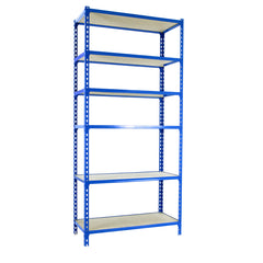 Estantería Maderclick Megaplus 6/500 2500 Azul/Madera Simonclick