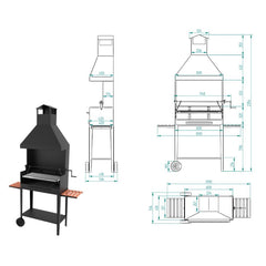 Barbacoa con elevador BVE-84