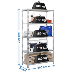 Estantería Simonclick Plus 5/300 Galva/Galva Simonclick