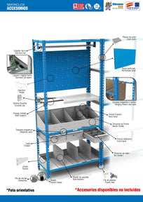 SIMONCLICK MEGAPLUS 6/500 2500 AZUL/NARAN/GAL