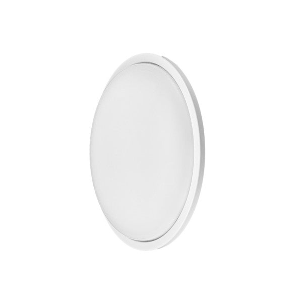 Aplique exterior Pirineo redondo 12W blanco