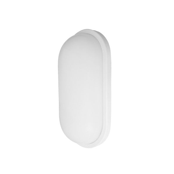 Aplique exterior Pirineo oval 18W blanco