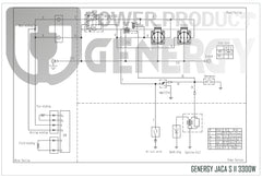 Generador eléctrico profesional JACA S Genergy