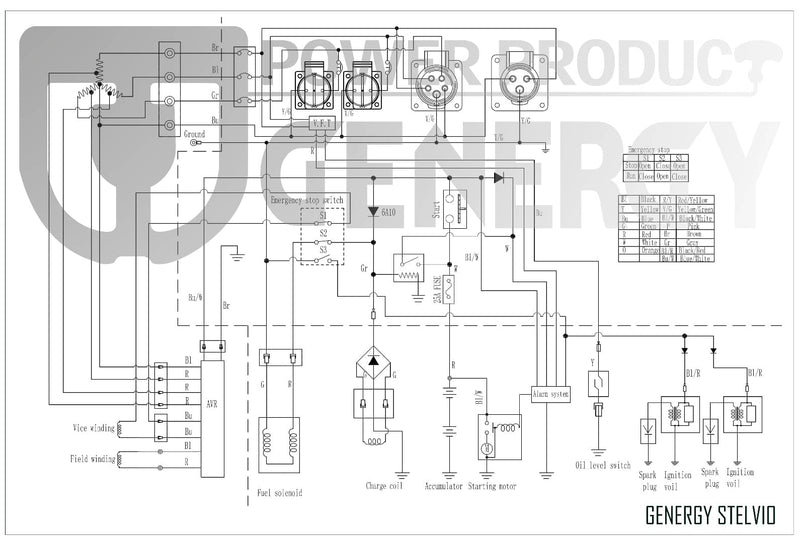 Generador eléctrico STELVIO S Serie Profesional GENERGY