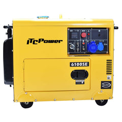 Generador diesel ITCPower monofásico 6100SE KOMPAK