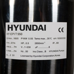 Bomba sumergible de agua sucia HY-EPIT550 Hyundai