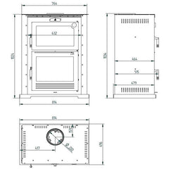 Horno de leña HL-100 F FM